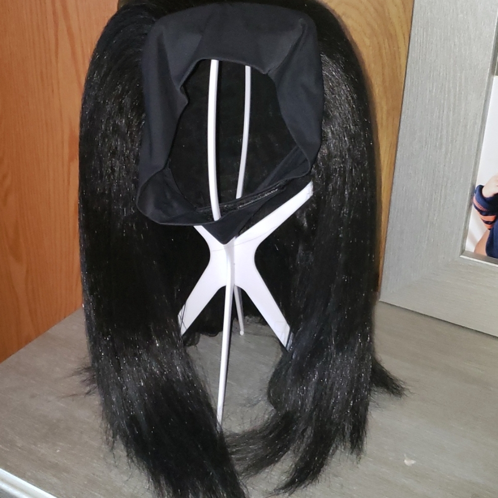 Human hair head band Wig